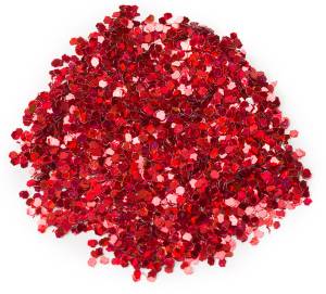 Конфетти для шаров "Блестки красные" 17 гр.