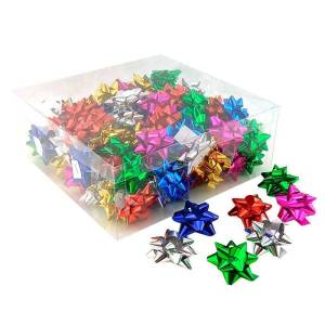 Бант-звезда Металл 44 мм "Классика" Ассорти / 1 шт/1705017