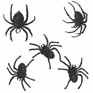 Баннер  "Пауки блеск" 9 шт.