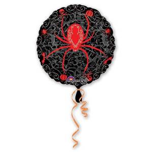 Шар 18" Паук красный (Анаграм)/1202-1850