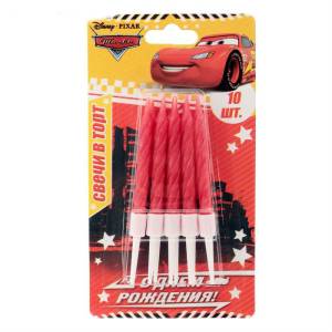 Свеча д/т СДР Тачки (10 шт.) 1689565