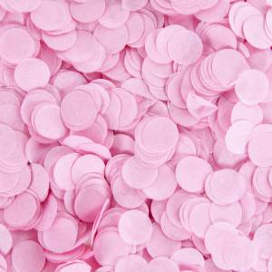 Конфетти тишью Круг, Розовый 1 см 50 гр./6015231