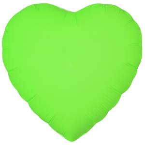 18" Сердце Неон Green (Китай) 1204-1560