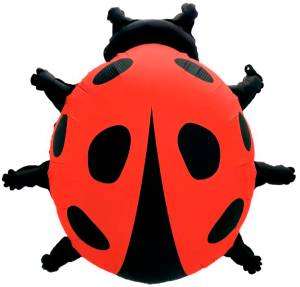 34" Божья коровка, сатин / Китай 27489