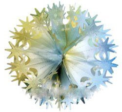 Фигура Шар Звезды фольг. зол/сер