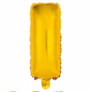 Буква "I" 14" - золото/ Китай 1206-0828