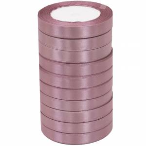 Лента атлас пудровая 12 мм*22,85 м в уп. (10 шт.) / 88017667