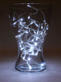 Гирлянда метражная 13 м. БЕЛАЯ 152 ламп, прозрачная нить