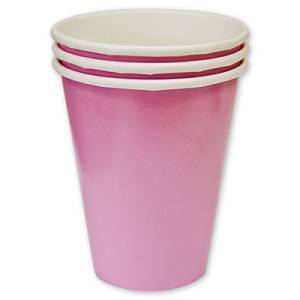 Стакан розовый / 8шт. 1502-1337