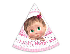 Колпак  "Маша Сердца" 1501-4158 / 6 шт.