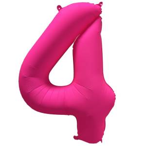 40" Цифра "4" Неон Pink / Китай 1207-6156