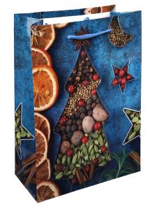 Пакет подарочный ПКП-5667 18*23*10 см с мат.ламинацией