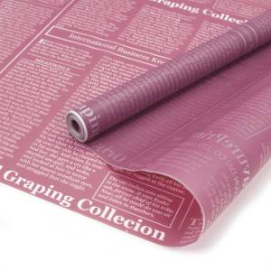 Упак.пленка "Принт" марсала матовая 0,6*10,3 м/П337