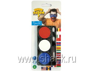 Грим Триколор 3*4гр с аксесс.