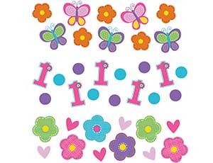 Конфетти 1-й ДР Девочка 3 вида 34гр