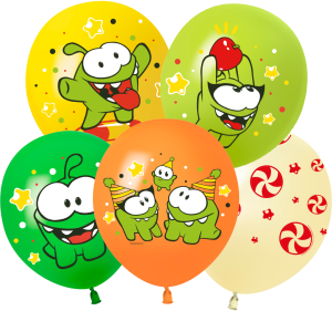 12" Ам Ням, ассорти пастель (Китай 512)/ 25 шт 515002