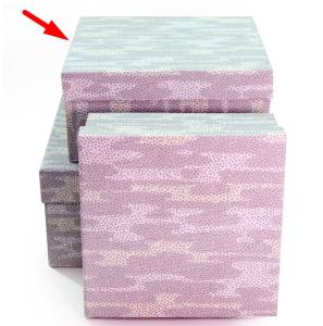 Коробка 17*17*8 "Камуфляж" Сердечки/ HZ-Z-2593