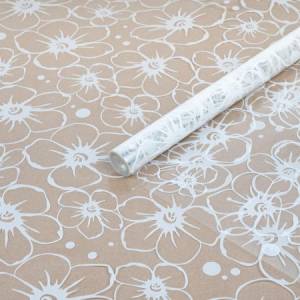 Пленка прозрачная "Фантазия" белый 70 см.200 гр./ 541009