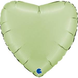 22" Сердце сатин Оливковое (Grabo)/220000SOGR 