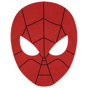 Маска "Человек Паук"дизайн №2 из фетра / 6233517