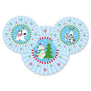 Фант С НГ Снеговик Веселый 30-40 см. (3 шт.)