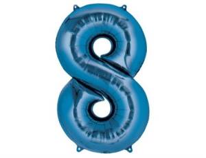 Цифра "8" -  Синяя /Grabo                     
