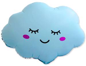 МИНИ Облако голубое, матовое 