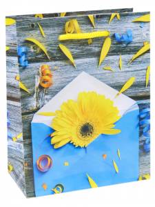 Пакет подарочный М/ПКП-6323 18*23*8 см с ламинацией