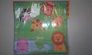 Салфетки бумажные "Забавные зверята"