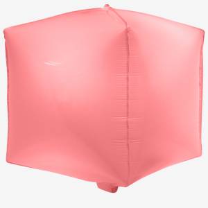 Куб розовый коралл макарунс 20" (Китай)/550079