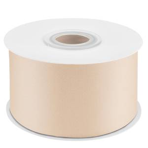 Лента атлас светлое золото 38мм*22,85м/38105