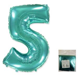 Цифра "5" - тиффани в упак/ Flexmetal 1207-3266