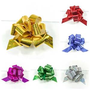 Бант-шар голография Микс 3 см /1509-0809