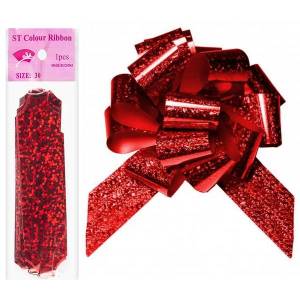 Бант-шар Голография 3 см. / БЛ-8081