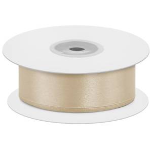 Лента атлас светлое золото 12 мм*22,85 м / 12105