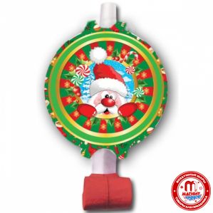 Язычок - гудок "Веселого Нового года" (6 шт.)