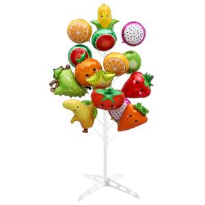 Стойка для шаров витринная 1.67 м., белая /6232527