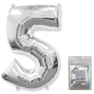 Цифра "5" - серебро в упак/ Flexmetal 1207-3067