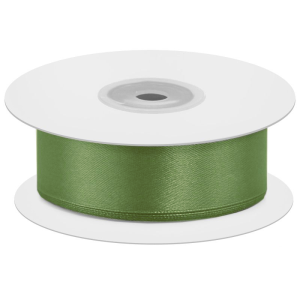 Лента атлас зеленый травяной 38мм*22,85м/4886327