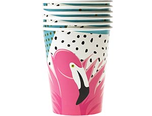 Стакан бум Фламинго 250 мл / 6шт. 1502-3873