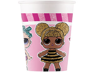 Стаканы "Куклы ЛОЛ" 200 мл 8 шт 1502-4188