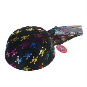 Бандана  пиратская "Черепа цветные"1020614