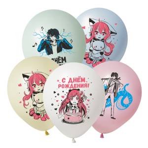 12" СДР Герои Аниме, ассорти пастель (Китай)/ 412614