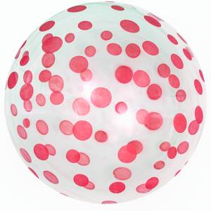 Bubble Deco 18" Розовое конфетти (Китай) / 550118