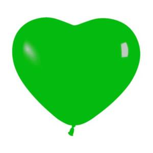 6" сердце светло-зеленый (Колумбия)