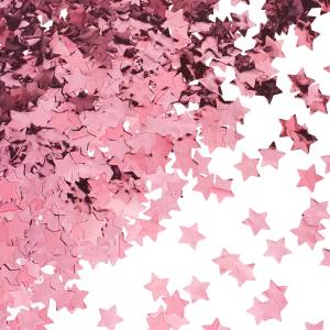 Конфетти фольга звезда "Розовое золото" металлик 1,5 см 50 гр./6015328