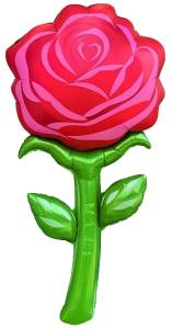 53" Цветок, Роза красная / Китай 27476