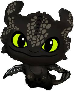 32" Любимый дракон, черный / Китай 27119