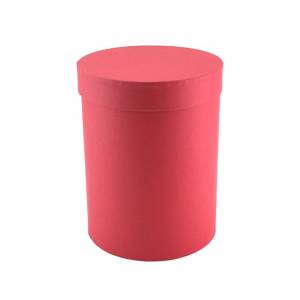 Коробка 200-100 Бордовый цилиндр 15*15*20
