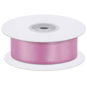 Лента атлас розовый 7 мм*22,85 м / 07079
